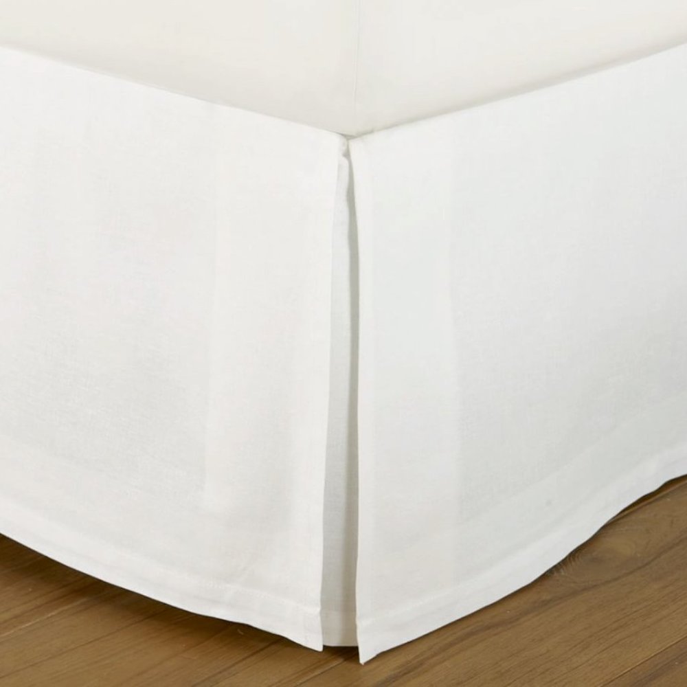 POTTERY BARN 14” DROP BEDSKIRT - CALIFORNIA KING - color: NATURAL WHITE - NWT